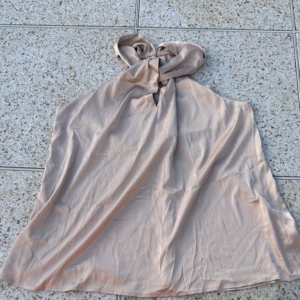 Chic Beige Women's Blouse